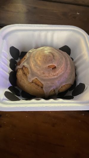 Cinnamon roll   at Winter Park Biscuit Company in Orlando