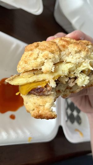 The SEC biscuit  at Winter Park Biscuit Company in Orlando