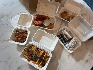 the spread at Winter Park Biscuit Company in Orlando