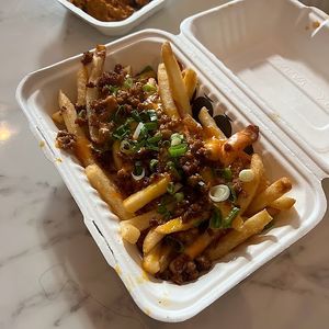 loaded fries at Winter Park Biscuit Company in Orlando