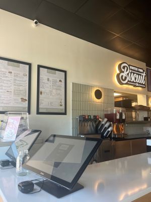 Inside of place at Winter Park Biscuit Company in Orlando