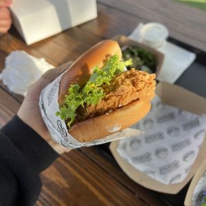 crispy chik sandwich   at Winter Park Biscuit Company in Orlando