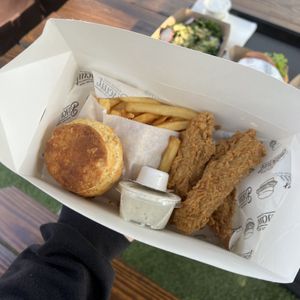 the box  at Winter Park Biscuit Company in Orlando