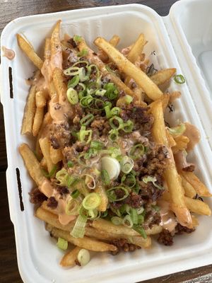 Loaded fries  at Winter Park Biscuit Company in Orlando