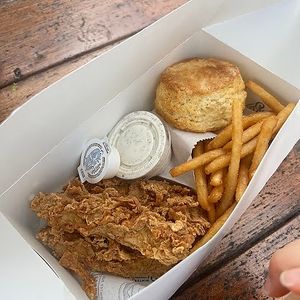 the box at Winter Park Biscuit Company in Orlando