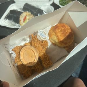 the box at Winter Park Biscuit Company in Orlando
