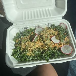 kale caesar salad at Winter Park Biscuit Company in Orlando