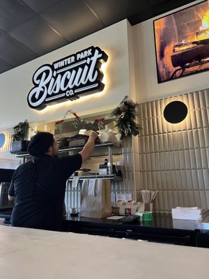 Counter to Sit At  at Winter Park Biscuit Company in Orlando