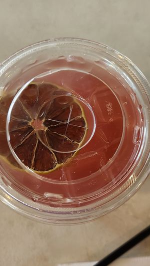 Hibiscus lemonade at Winter Park Biscuit Company in Orlando