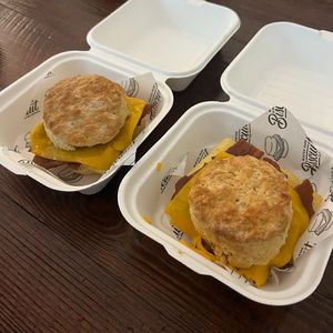 breakfast biscuit at Winter Park Biscuit Company in Orlando
