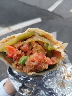 Sauteed veg burrito !! at Antojitos in Newcastle