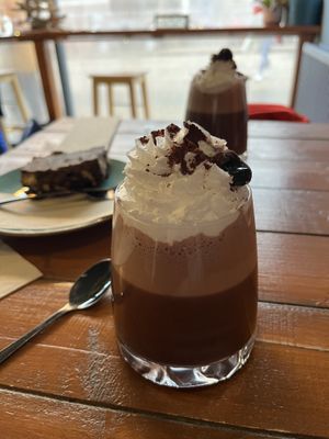 Hot choccie! #Veganuary at Koda Coffee in Scarborough