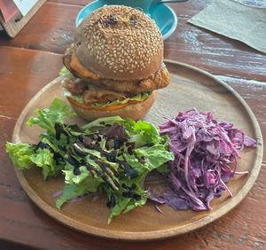 Korean Fried 'Chicken'  at Koda Coffee in Scarborough