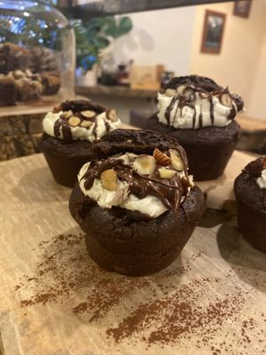 Vegan Nutella cupcakes  at Sha-Ka Coffee House & Eatery in Scarborough