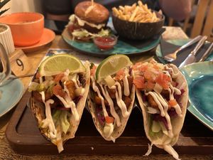 Chickn tacos   at Sha-Ka Coffee House & Eatery in Scarborough