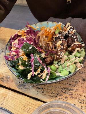 Chik’n poke bowl   at Sha-Ka Coffee House & Eatery in Scarborough