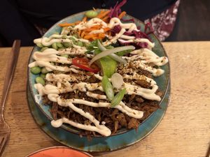 Vegan duck poke   at Sha-Ka Coffee House & Eatery in Scarborough
