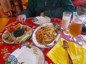 Mixes starter platter and Beancurd at Gigi Gao's Favourite Authentic Chinese in Swansea
