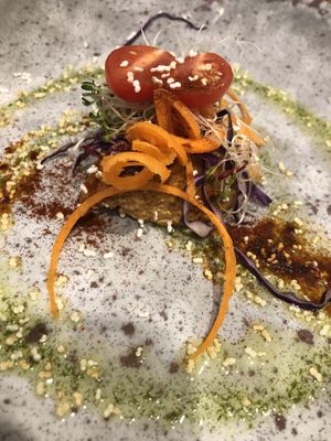 Hummus at The Bowl Bar in Cancun