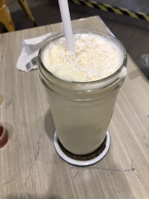 Pina colada smoothie  at The Bowl Bar in Cancun