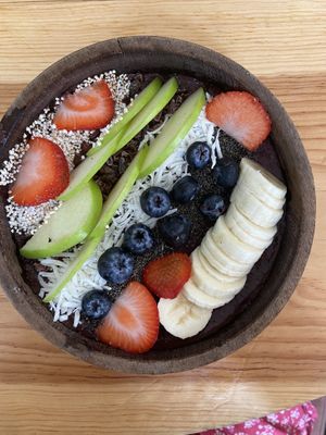 Acai bowl  at The Bowl Bar in Cancun