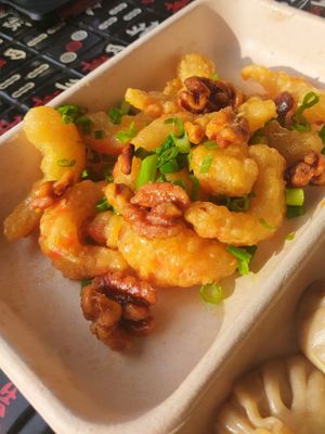 Walnut shrimp at Morning Nights in Long Beach