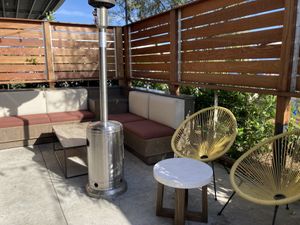 Bar/back patio  at Morning Nights in Long Beach