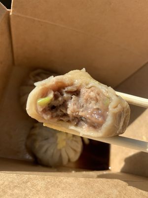 Tiao long bao  at Morning Nights in Long Beach