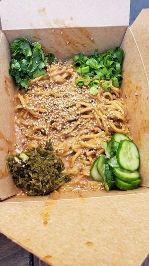 Dan Dan Noodles at Morning Nights in Long Beach