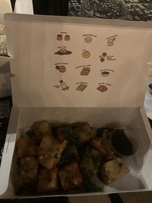 Daikon cakes  at Morning Nights in Long Beach