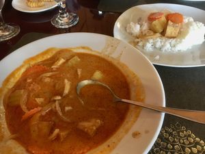 Massaman curry, at 168 Thai & Sushi in Middleburg