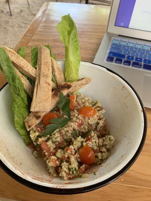 Tabbouleh salad at Local Coffee + Shop in Puerto Morelos