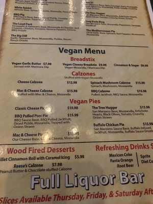 Menu  at Daytona Pizza & Wing Co in Daytona Beach