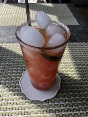 Grapefruit ade  at Vegan Table Baram in Jeju