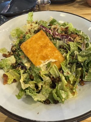 Caesar salad with fried tofu 10/10  at Alternate Ending Beer Co in Matawan