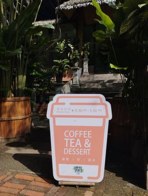 Cafe entrance  at Fat Bamboo Cafe in Kulai