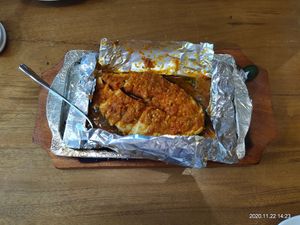 Nyonya spicy fish slices at Lotus Vegetarian 莲心 - Novena in Central Singapore