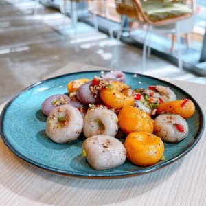 Hakka Truffle Trio Abacus at Lotus Vegetarian 莲心 - Novena in Central Singapore