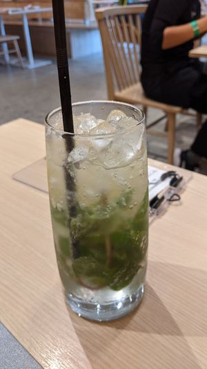 Lemon Peppermint Soda at Lotus Vegetarian 莲心 - Novena in Central Singapore