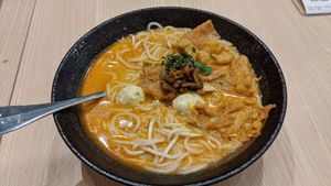 Signature Laksa at Lotus Vegetarian 莲心 - Novena in Central Singapore
