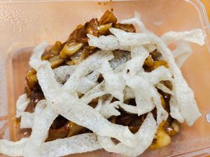 Crispy Hor Fun at Lotus Vegetarian 莲心 - Novena in Central Singapore
