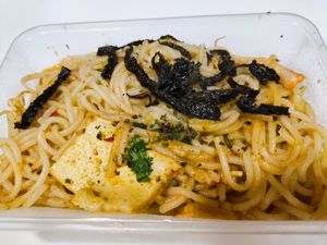 Stir-fried laksa at Lotus Vegetarian 莲心 - Novena in Central Singapore