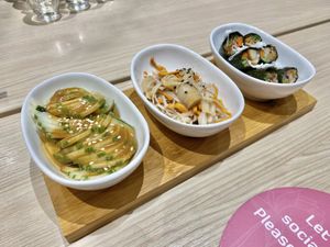 Assortment of appetisers at Lotus Vegetarian 莲心 - Novena in Central Singapore