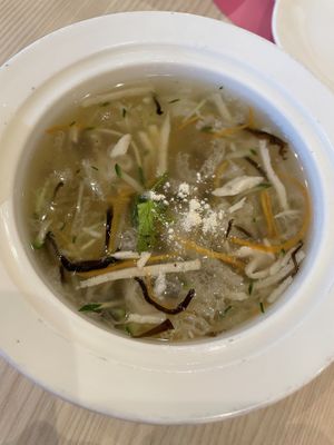 Soup at Lotus Vegetarian 莲心 - Novena in Central Singapore