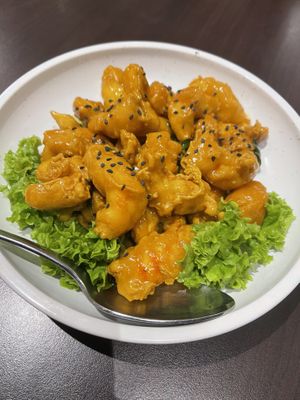 Buttery Prawn   at Lotus Vegetarian 莲心 - Novena in Central Singapore