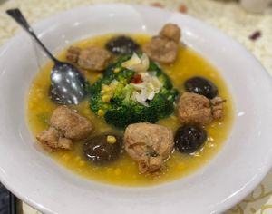 Golden Treasure Bag  at Lotus Vegetarian 莲心 - Novena in Central Singapore