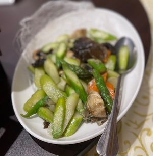Stir-fried Asparagus   at Lotus Vegetarian 莲心 - Novena in Central Singapore