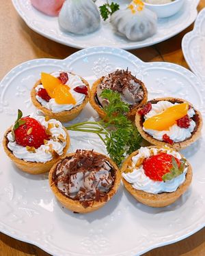 Royale afternoon tea set for 2 (3-5pm daily)  at Lotus Vegetarian 莲心 - Novena in Central Singapore