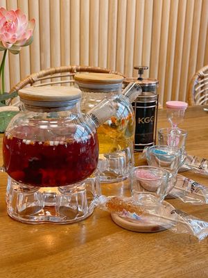 Royale afternoon tea set for 2 (3-5pm daily)  at Lotus Vegetarian 莲心 - Novena in Central Singapore