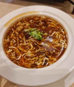 Hot & Sour Toufu Thick Soup ~ 28/4/22 at Lotus Vegetarian 莲心 - Novena in Central Singapore